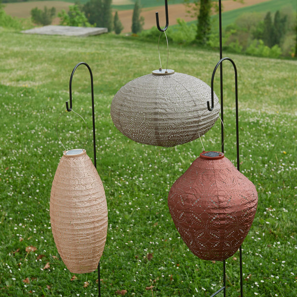 LUMIELINA！ Cylinder 18 Solar Lantern PASLEY Pink - Lumiz® - De Tropen
