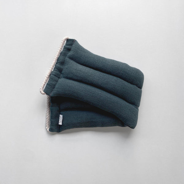 Linen Wheat Bag Peacock Thread Design