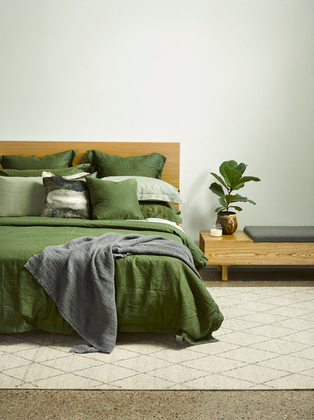 Forest Green Linen