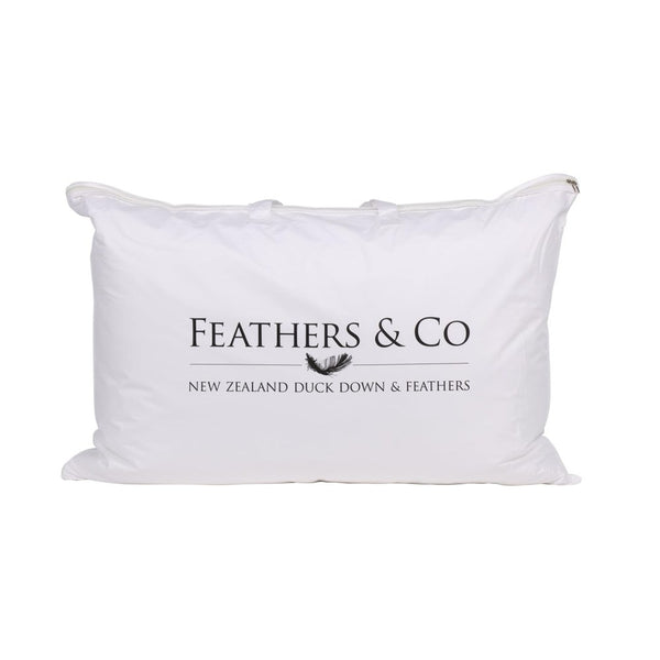 Feathers & Co Standard Pillow New Zealand Duck Feather And Down