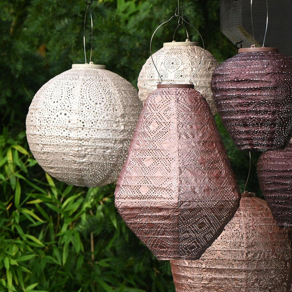 Lumiz Lantern Round 20cm - Soft Blush Spectare – Thread Design