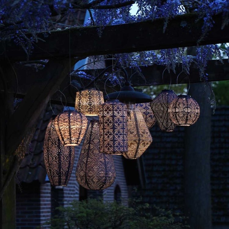 Lumiz Lantern Drop 28cm - Mauve Purple Topaze – Thread Design