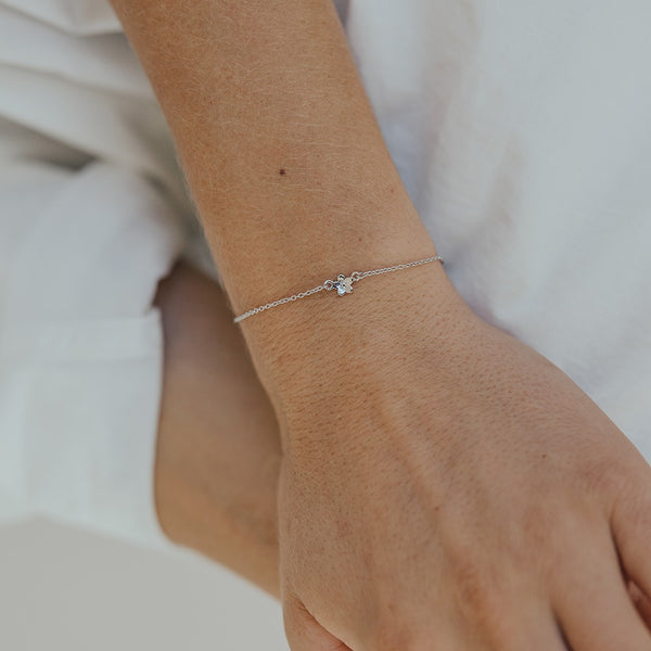 Sophie Daisy Day Bracelet in Silver image 2