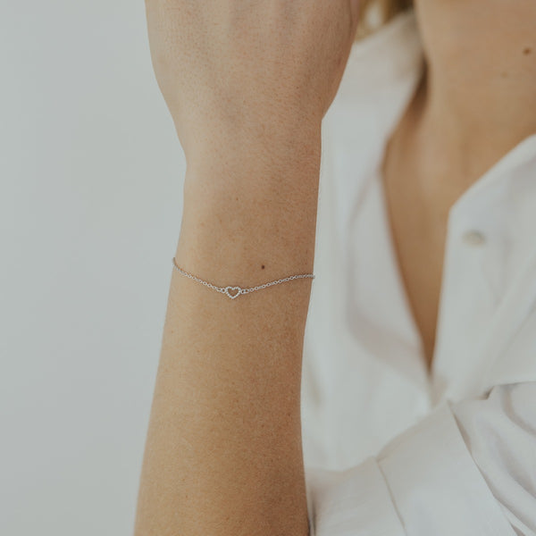 Sophie Dotty Love Bracelet in Silver image 2