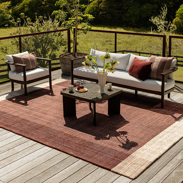 Bedrock Outdoor Rug - Claret