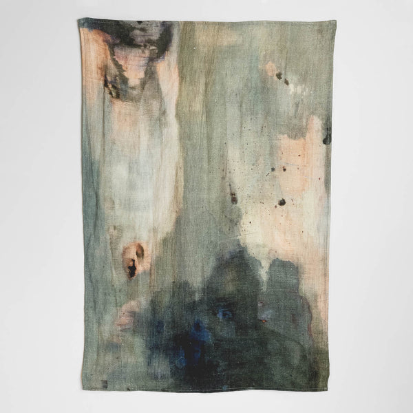 Thread Design Cosmic Ocean Linen Tea Towel Elements of Nature collection image 2