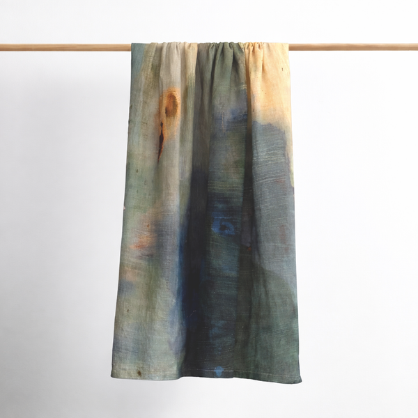 Thread Design Cosmic Ocean Linen Throw