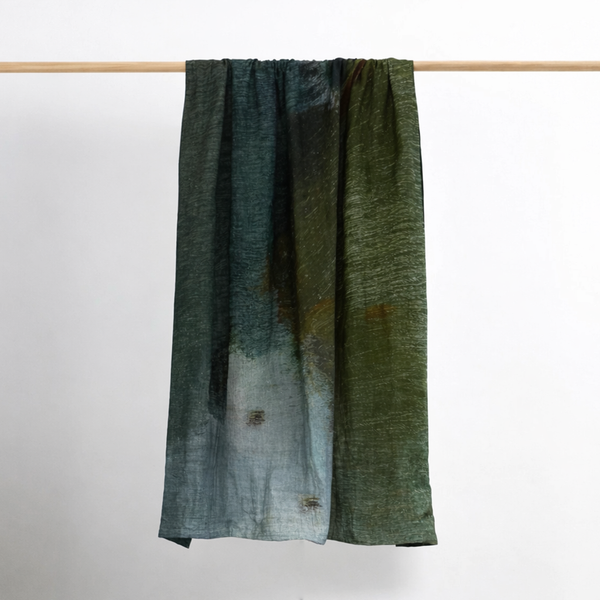 Thread Design Deep Dusk Linen Throw