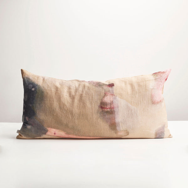 Thread Design Desert Light Lumbar Linen Cushion