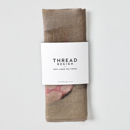 Thread Design White Linen Duvet Cover