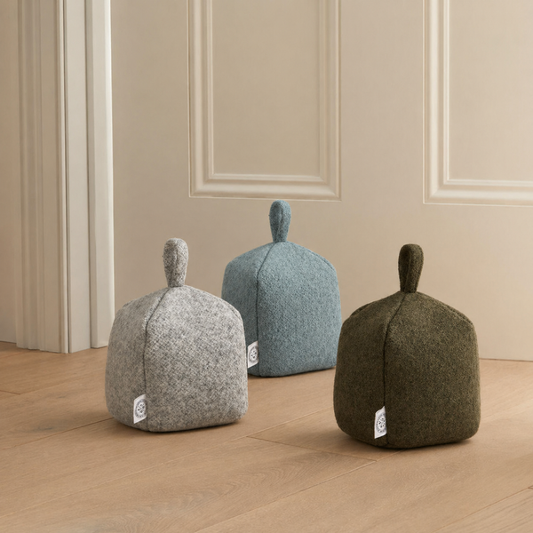 Thread Design Felted Wool Door Stop - Ocean