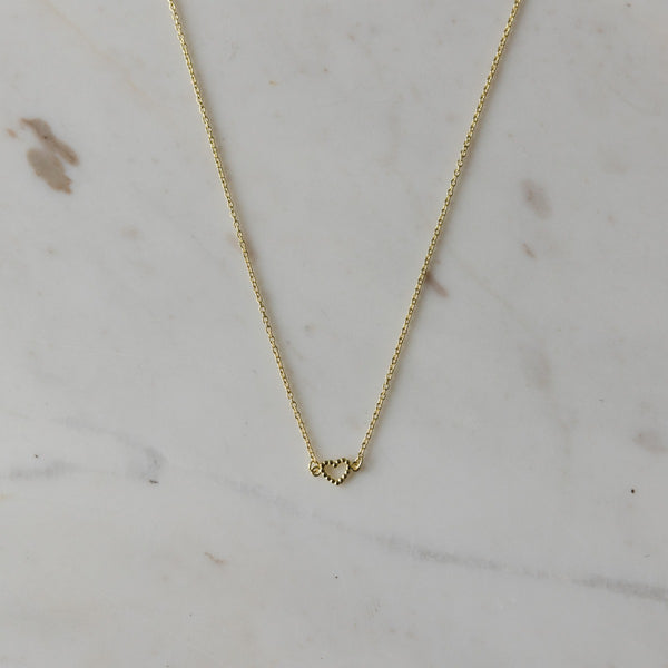 Sophie Dotty Love Necklace in gold