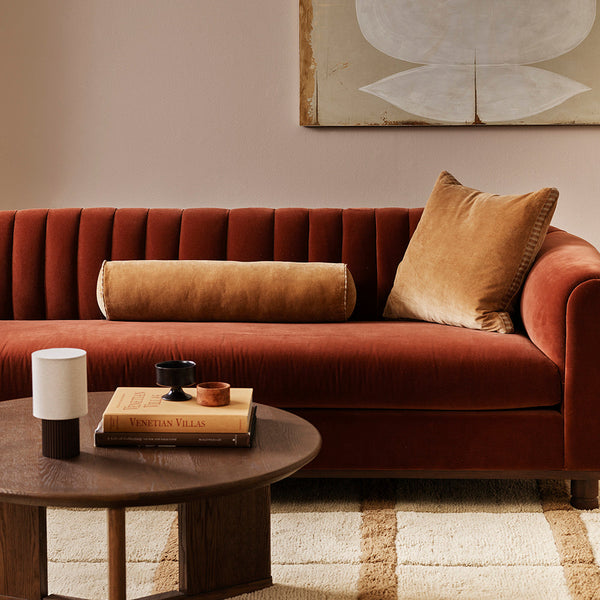 Elliot Bolster Cushion - Butterscotch