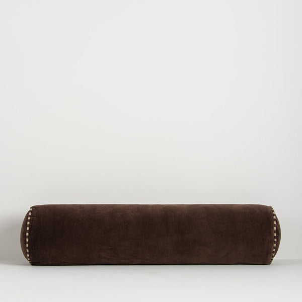 Elliot Bolster Cushion - Chocolate