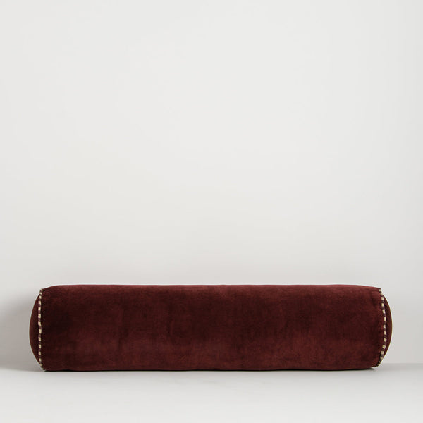 Elliot Bolster Cushion - Oxblood