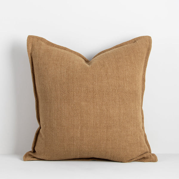 Baya Flaxmill Cushion in Fenugreek