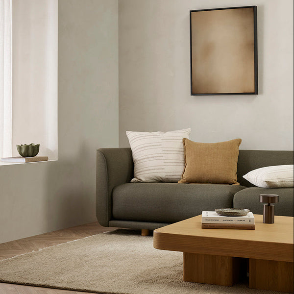 Baya Flaxmill Cushion in Fenugreek image 2