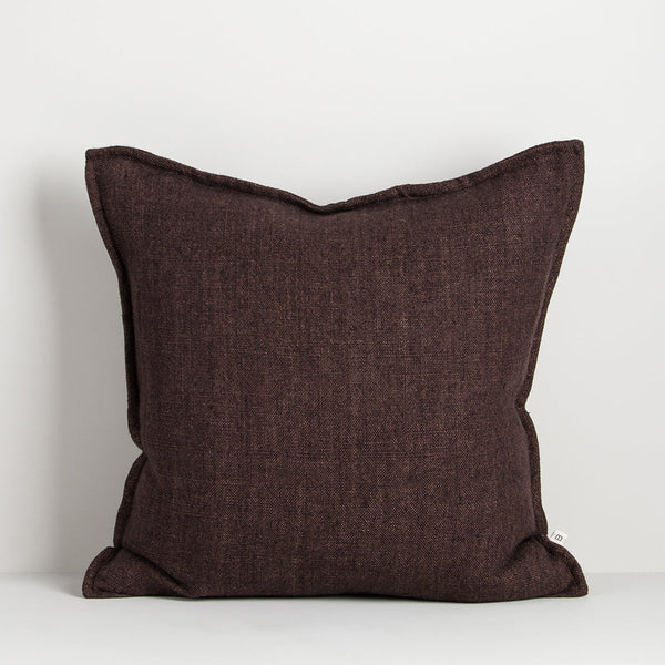 Baya Flaxmill Cushion in Mahogany