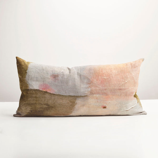 Thread Design Gentle Dawn Lumbar Linen Cushion