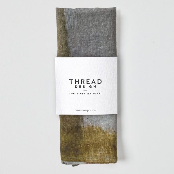 Thread Design Gentle Dawn Linen Tea Towel Elements of Nature collection