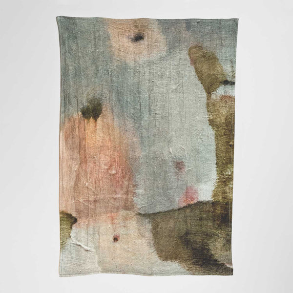Thread Design Gentle Dawn Linen Tea Towel Elements of Nature collection image 2