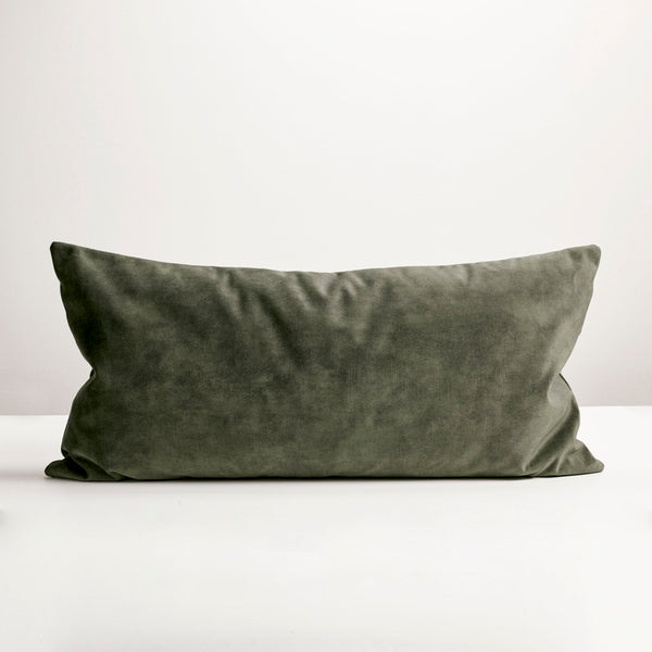 Thread Design Jade Velvet Lumbar Cushion