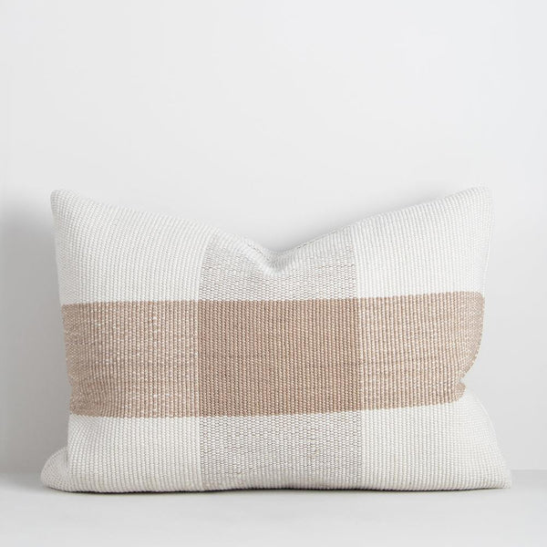 Baya Kinley In & Outdoor Cushion Almond Thread Design