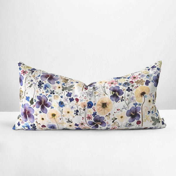 Thread Design & Paper Park Petal Play Lumbar Cushion - Moonbloom