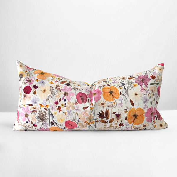 Thread Design & Paper Park Petal Play Lumbar Cushion - Sunburst