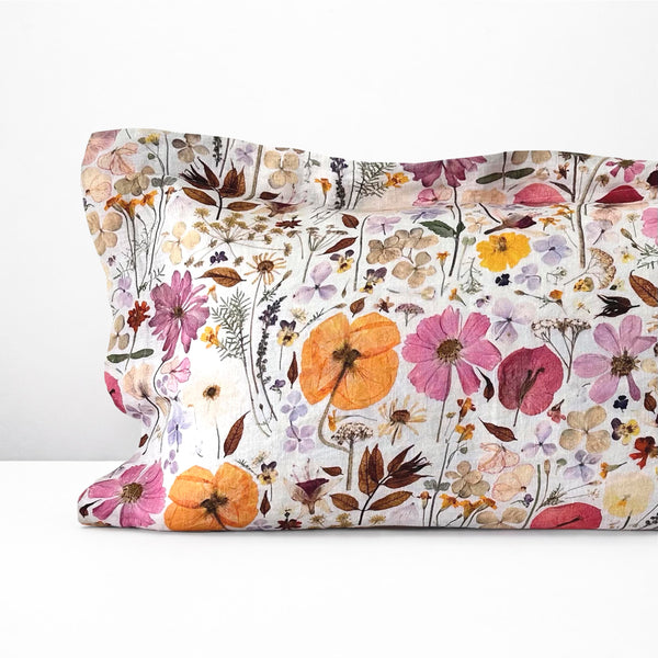 Thread Design & Paper Park Petal Play Pillowcases (Pair) - Sunburst