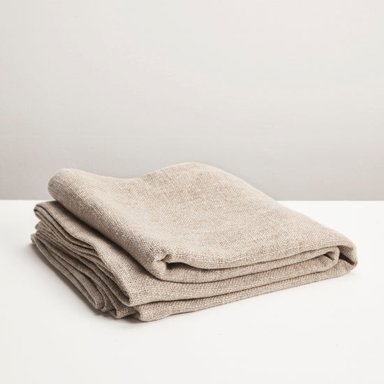 Thread Design White Linen Duvet Cover