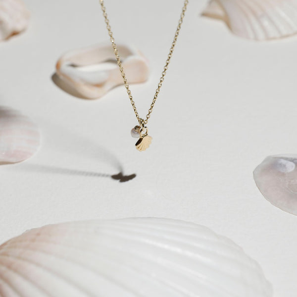 Sophie She Shell Necklace with Pearl