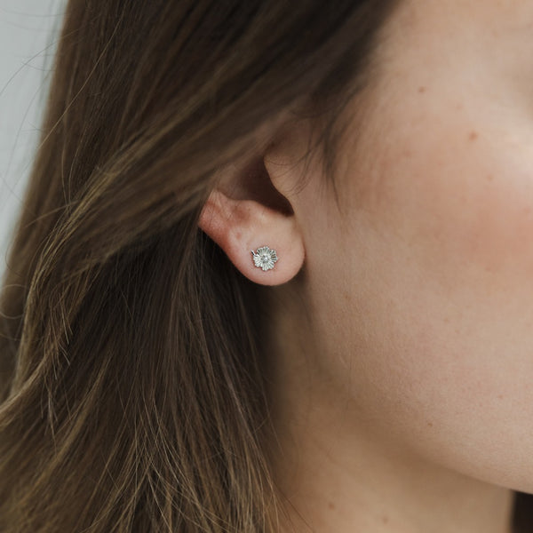 Sophie Love Lily Studs in Silver image 2