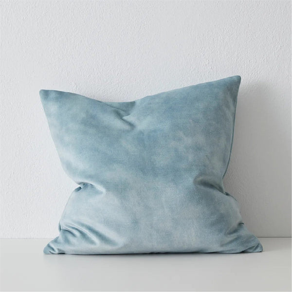 Velvet Cushion in Powder blue 50x50