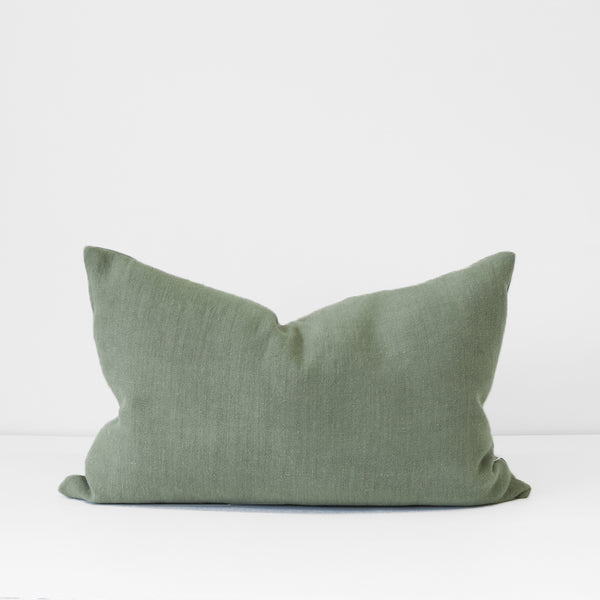 Sage Heavy Linen Cushion