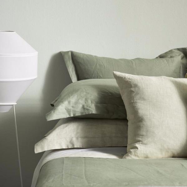 Thread Design Sage Linen Duvet Cover - Single