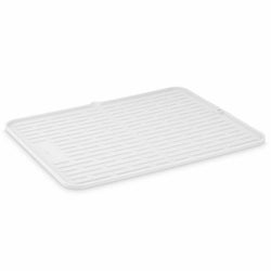 White silicone drying mat deals