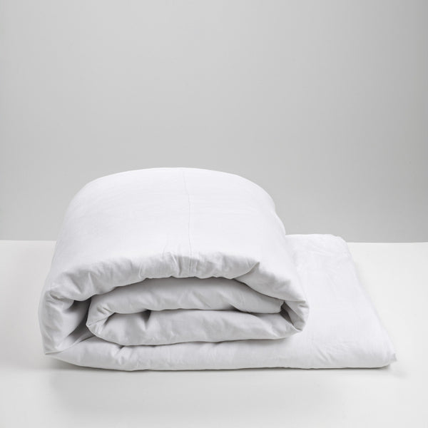 Thread Design White Linen Duvet Cover - Single Sale