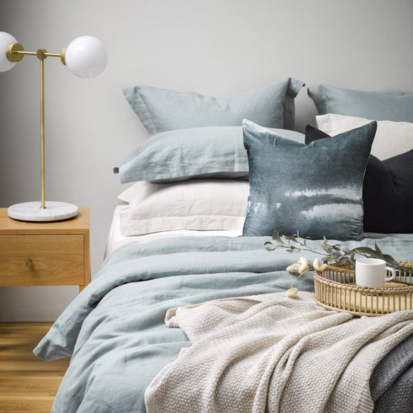 Thread Design Ocean Linen Duvet Cover