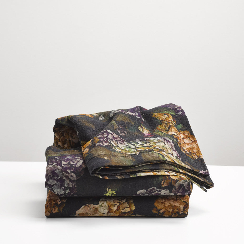 Thread Design Hydrangea Linen Throw