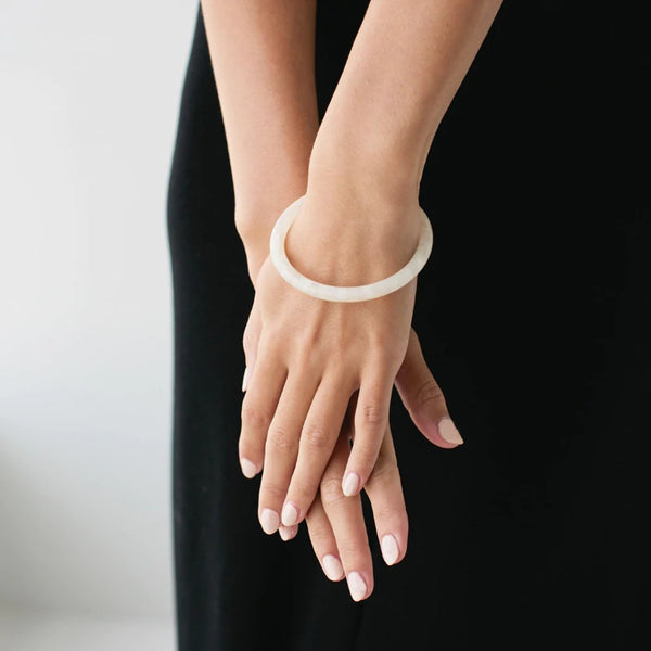 Bold Bangle - Pearly